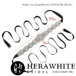 Ceinture De Mariage En Satin -Soiree Blanche Boutique c7b8d5bbb2