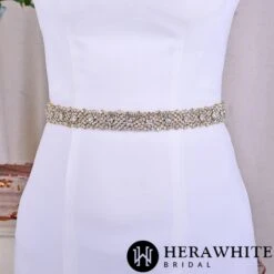 Ceinture De Mariage Strass -Soiree Blanche Boutique c98aeddd89