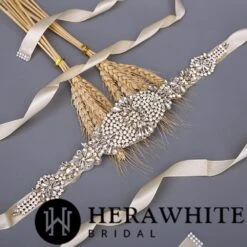 Ceinture De Mariage De Luxe 5 Ceinture De Mariage De Luxe -Soiree Blanche Boutique daa222a51c