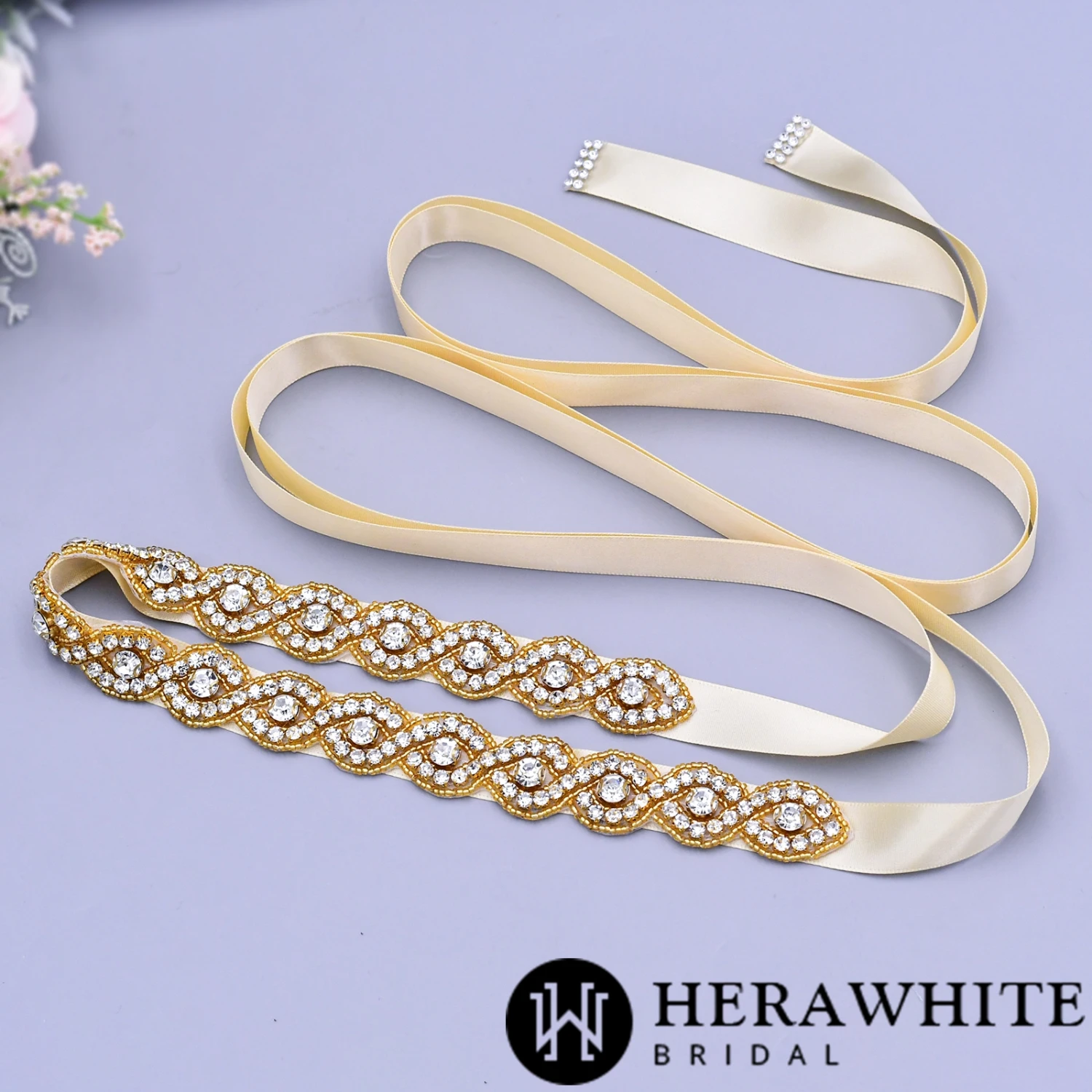 Ceinture De Mariage A Vagues Ceinture De Mariage A Vagues -Soiree Blanche Boutique dddff6d421