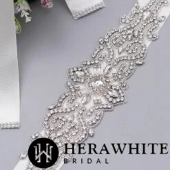 Ceinture De Mariage Glamour A Cristaux -Soiree Blanche Boutique e44d8f2018