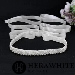 Ceinture De Mariée Perlée 7 Ceinture De Mariée Perlée -Soiree Blanche Boutique efb01574be