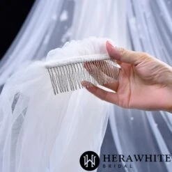 Voile De Mariée Long A Dentelle -Soiree Blanche Boutique f17e979fcf