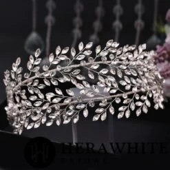 Serre Tête Double Brin Pour Mariage -Soiree Blanche Boutique fb2615706e