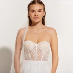 Robe De Mariée Princesse Bustier -Soiree Blanche Boutique tmpjn5fg3an