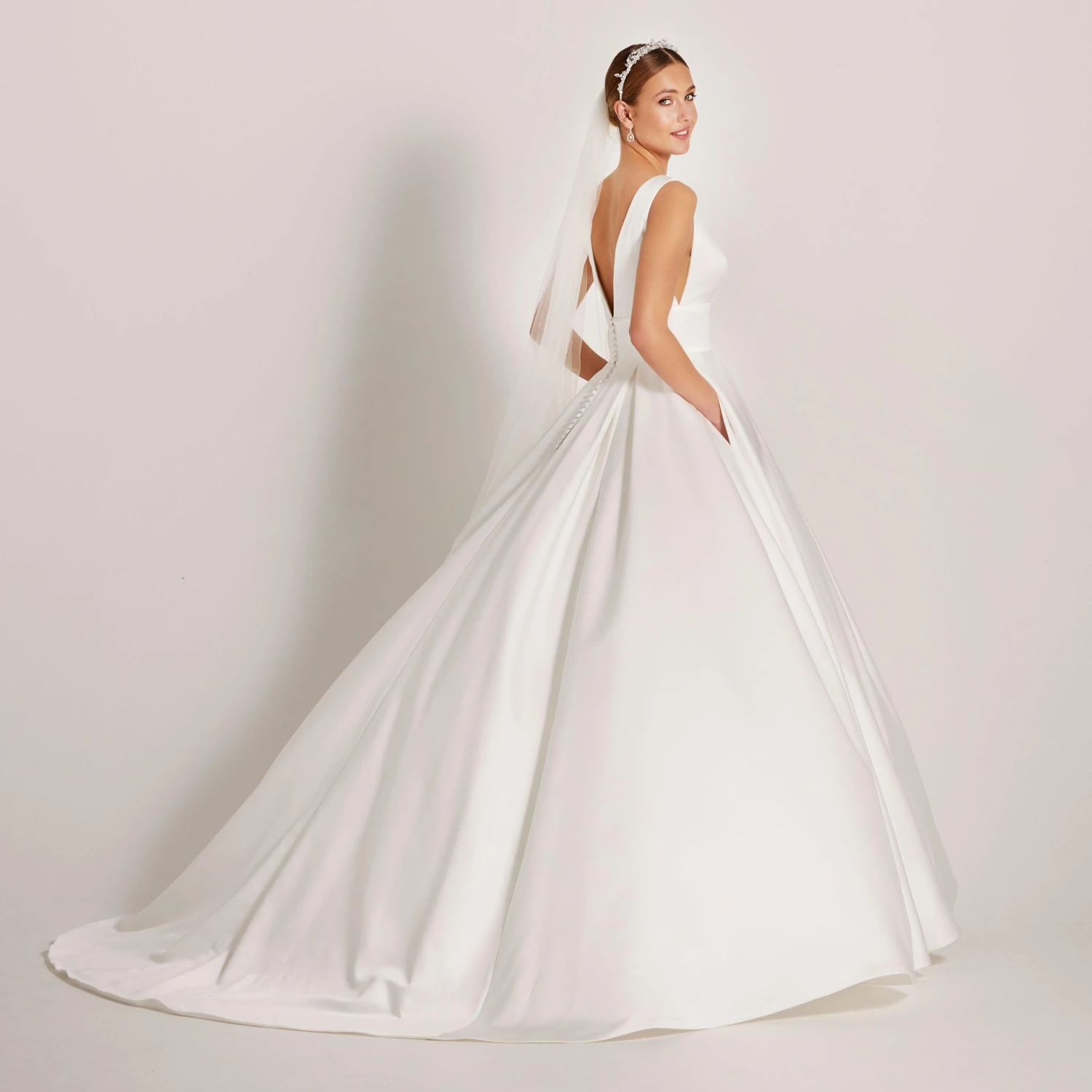 Robe De Mariée Princesse Volumineuse Robe De Mariée Princesse Volumineuse -Soiree Blanche Boutique