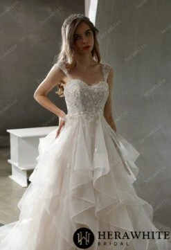 Robe De Mariée Jupe Tulle 4 Robe De Mariée Jupe Tulle -Soiree Blanche Boutique tulle