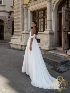 Robe De Mariée Originale Et Sexy 4 Robe De Mariée Originale Et Sexy -Soiree Blanche Boutique wholesale Wedding dress Lady Di Bride 503 3 scaled 1